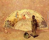 Emil Carlsen Canvas Paintings - The French Fan